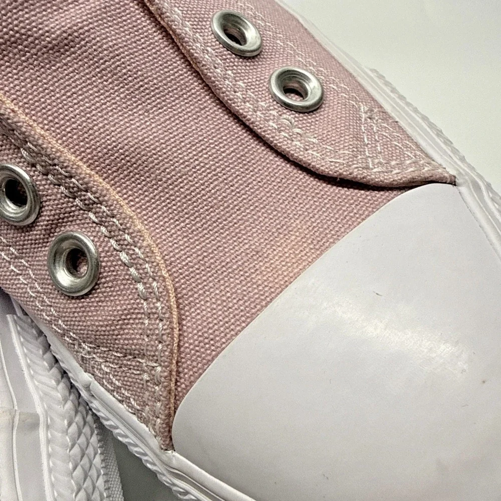 Converse All Star Slip On Casual Sneakers Women 10.5 Men 8.5 Pink - Picture 4 of 13